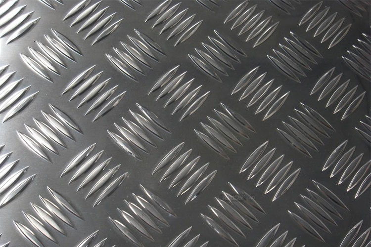 Piso de aluminio antideslizante