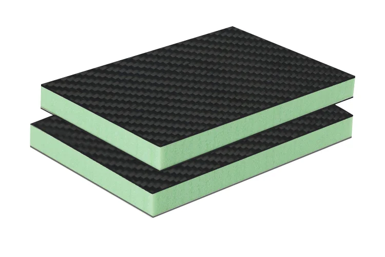 Paneles Sándwich de Fibra de Carbono